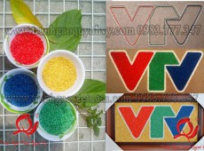 Tranh Gạo Logo VTV
