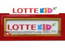Tranh Gạo Màu Logo Lotte Kid A+ 8 x 28