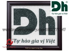 Tranh Gạo Logo Dh Food - 20 x 23