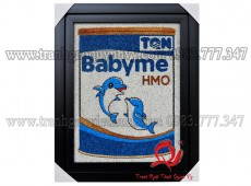Tranh Gạo Logo Sữa BabyMe 2