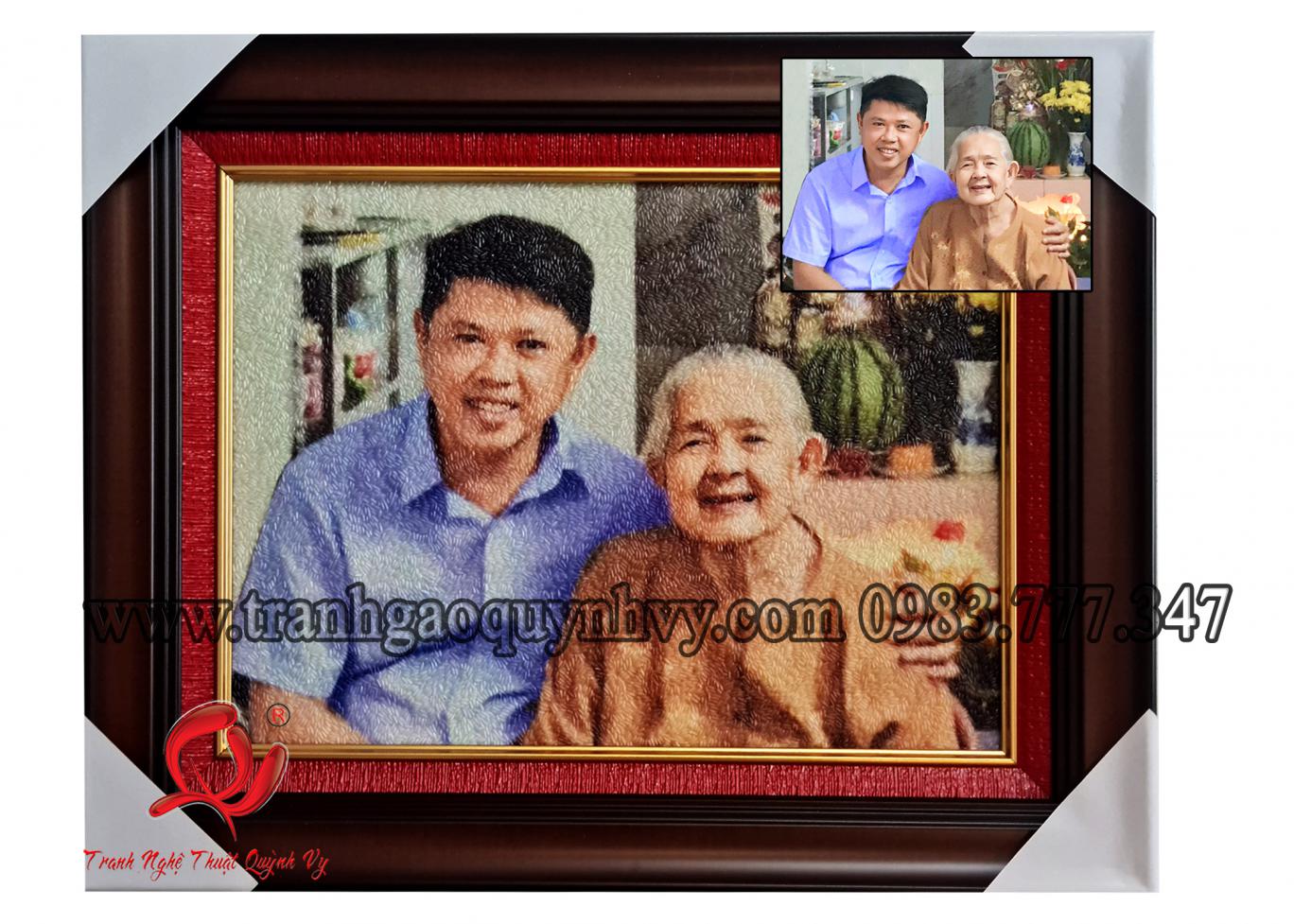 Chân Dung 2 người 30 x 40
