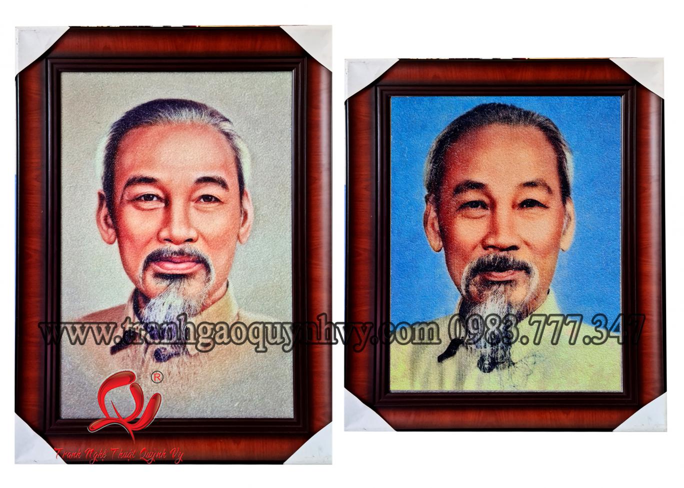 Chân Dung Bác 40 x 60 & 35 x45
