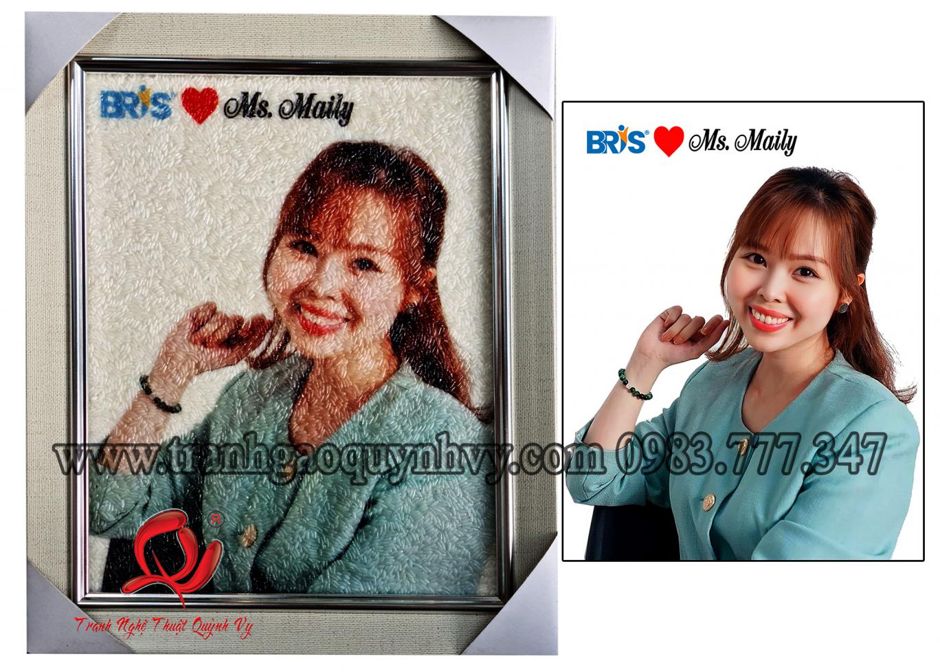 Chân Dung 1 người 22 x 28

