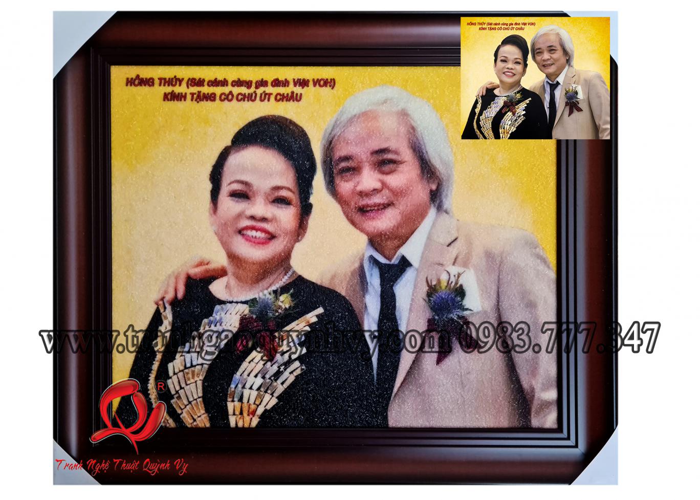 Chân Dung 2 người 45 x 55
