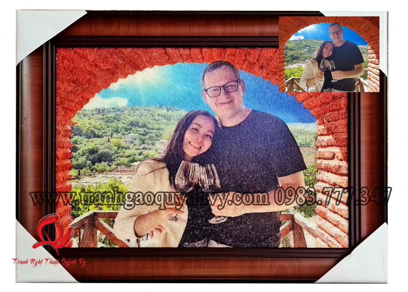 Chân Dung 2 người 30 x 40
