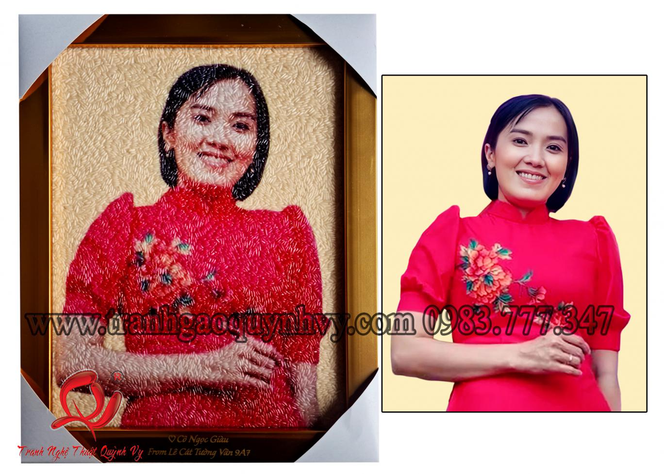 Chân Dung 1 người 22 x 28
