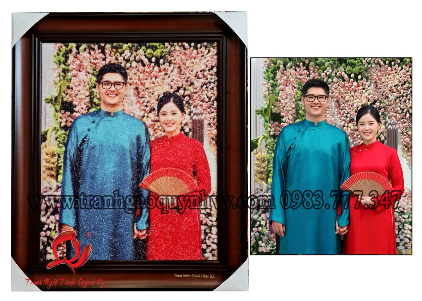 Chân Dung 2 người 45 x 55
