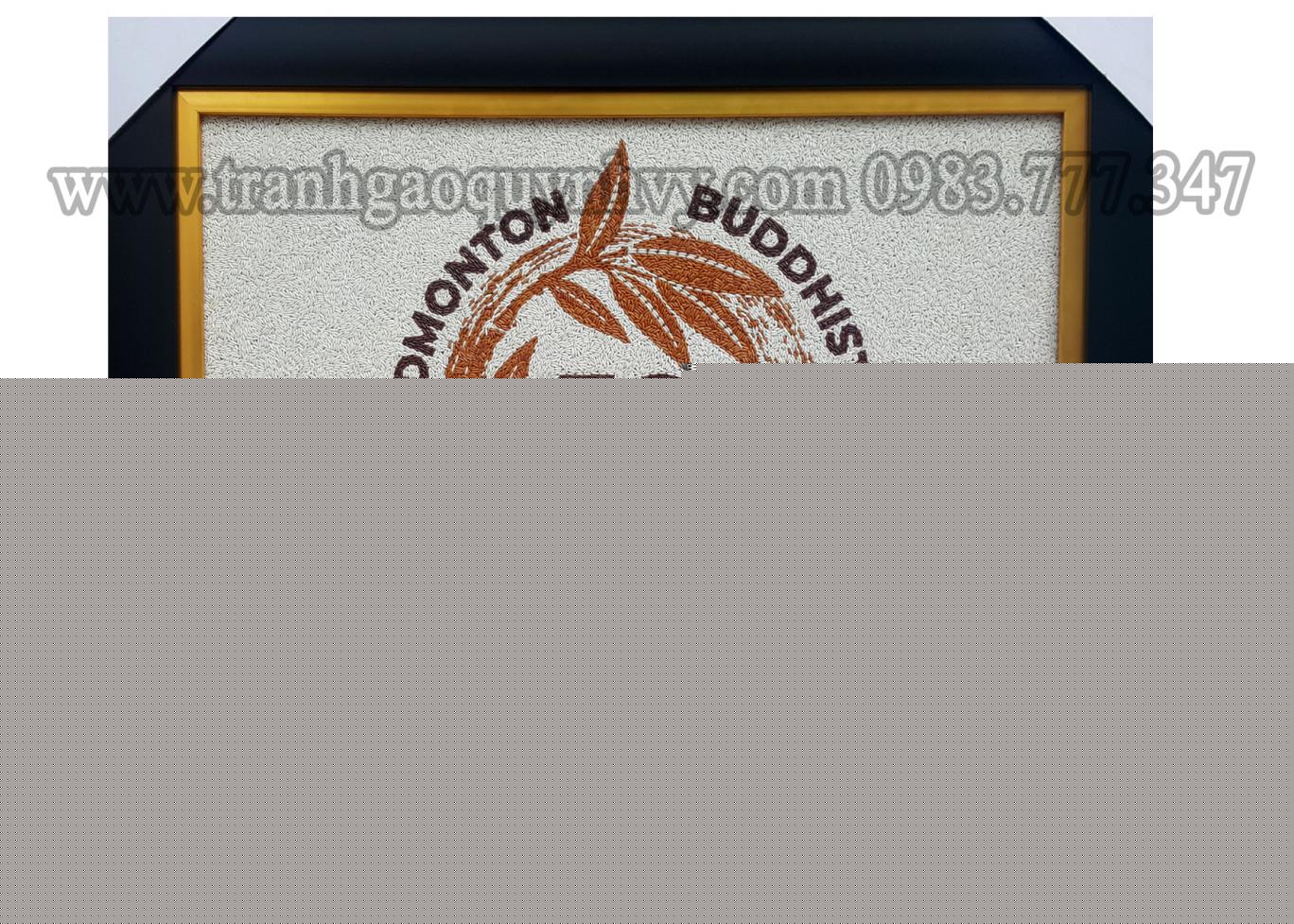 Tranh Gạo Logo - Chữ
