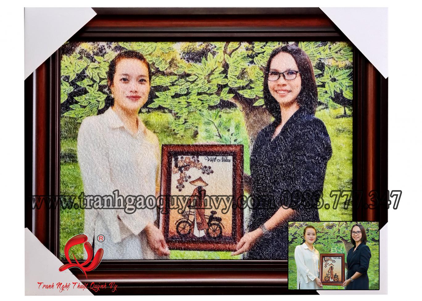 Chân Dung 2 người 30 x 40
