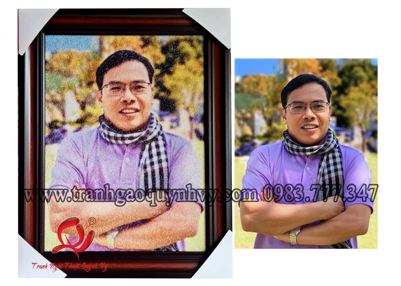 Chân Dung 1 người 30 x 40
