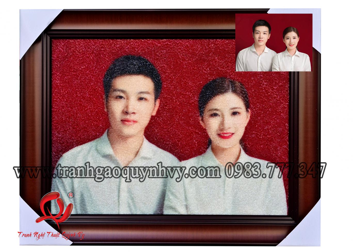 Chân Dung 2 người 30 x 40
