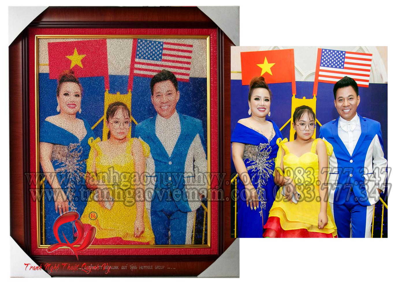 Chân Dung Gia Đình 3 người