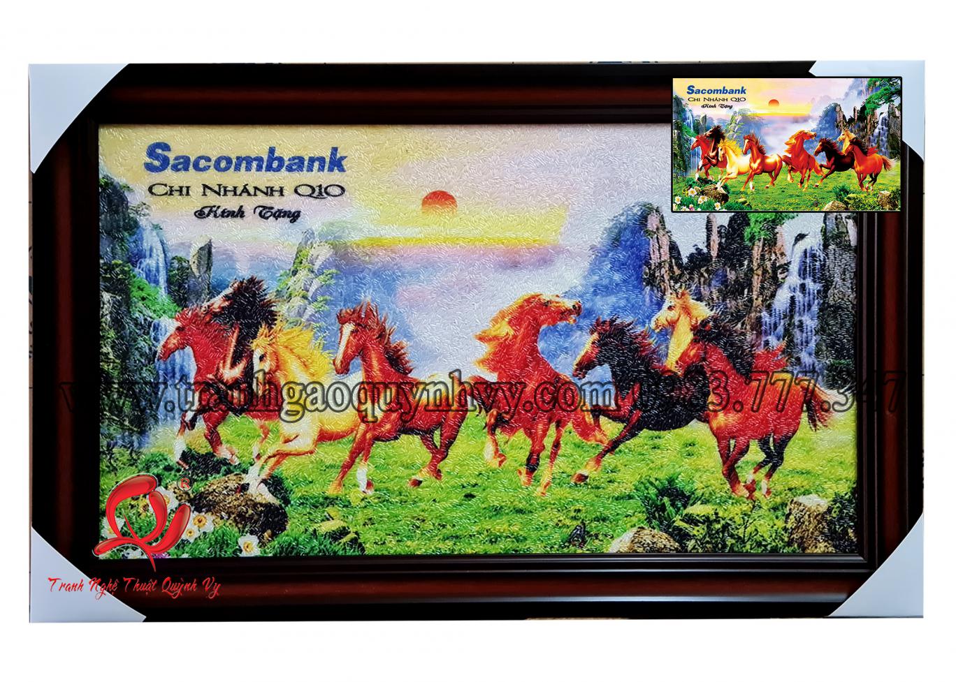 Bát Mã logo Sacombank 35 x 60