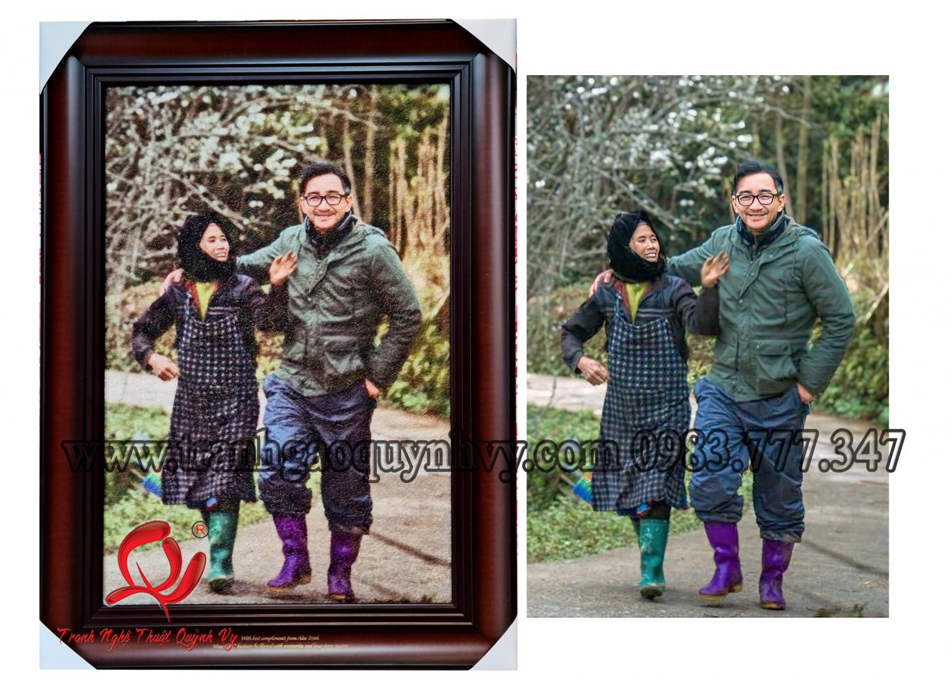 Chân Dung 2 người 40 x 60