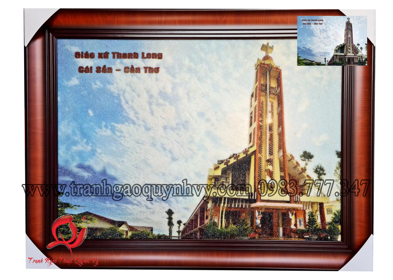 Tranh Nhà Thờ - 50 x 70