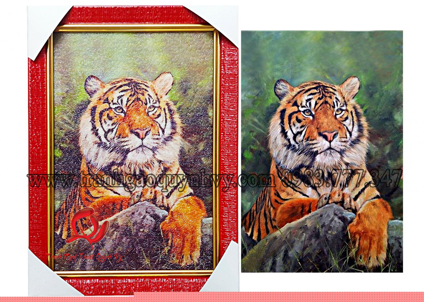 Tranh Mẫu Cọp 2022 - 20 x 30