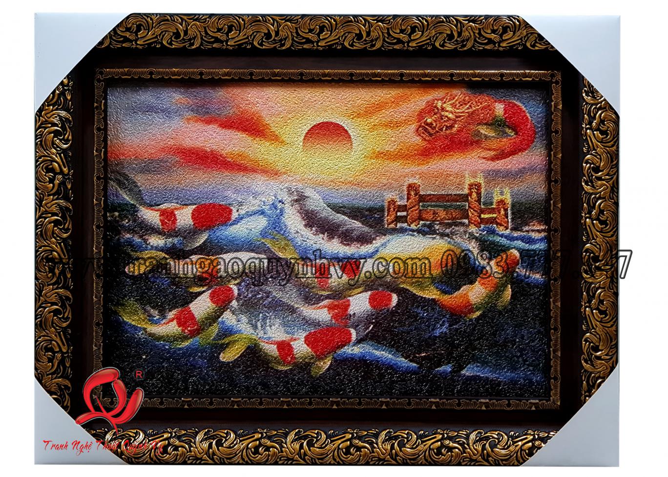 Vượt Vũ Môn Hóa Rồng 40 x 55