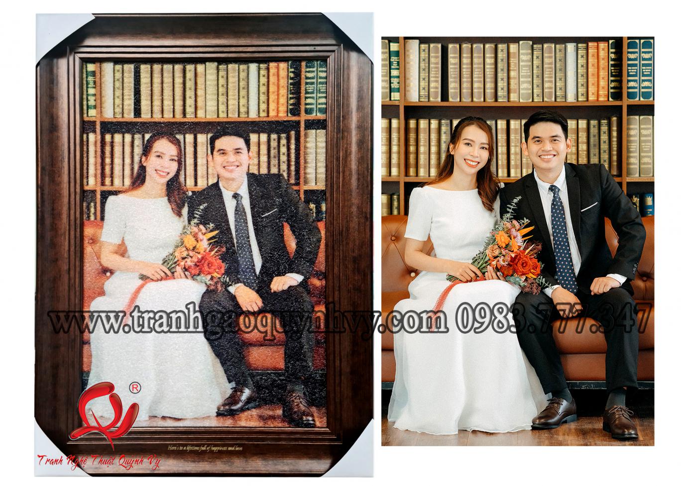Chân Dung 2 người 40 x 60