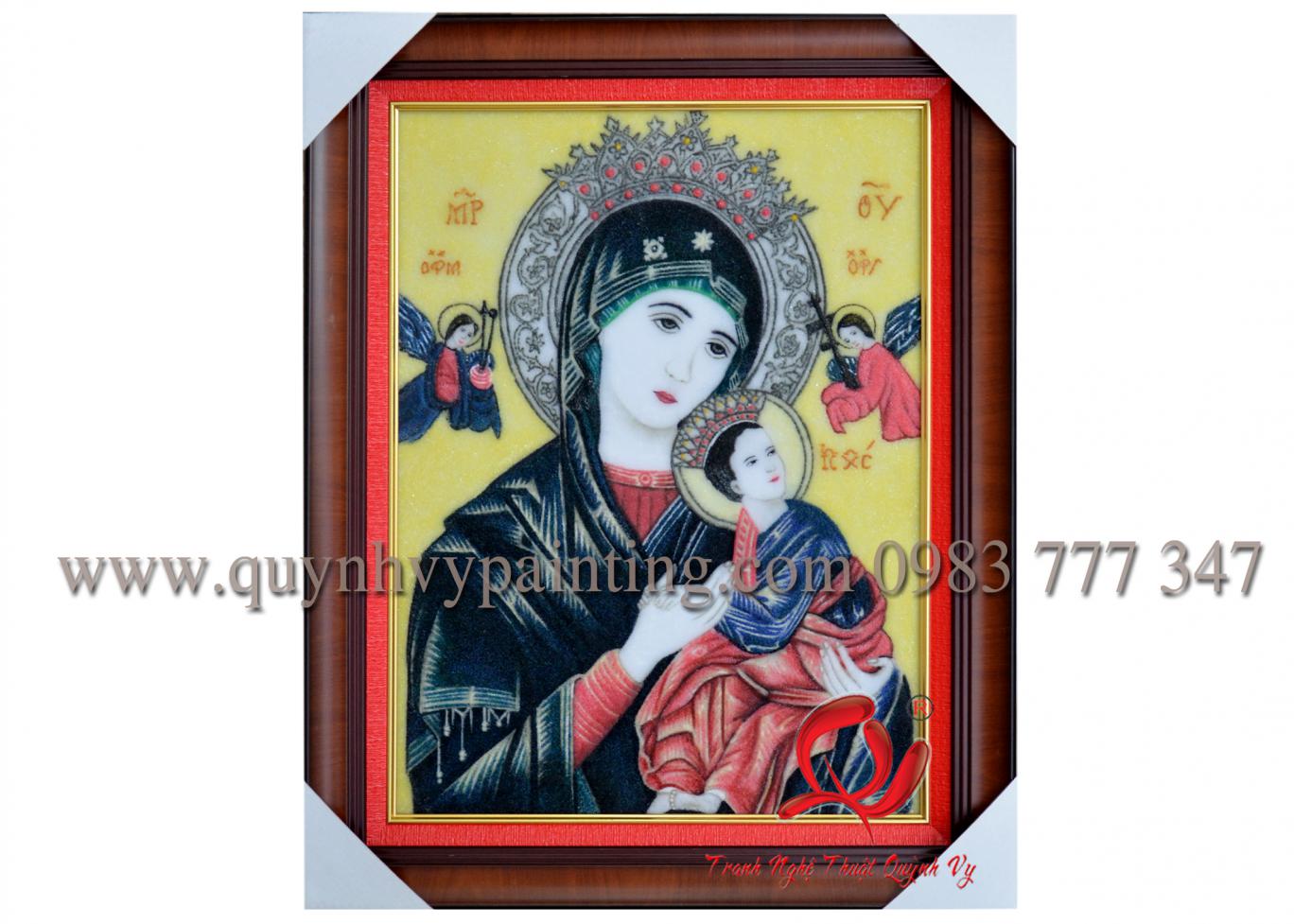 Đá Quý Mẹ Maria 30 x 40