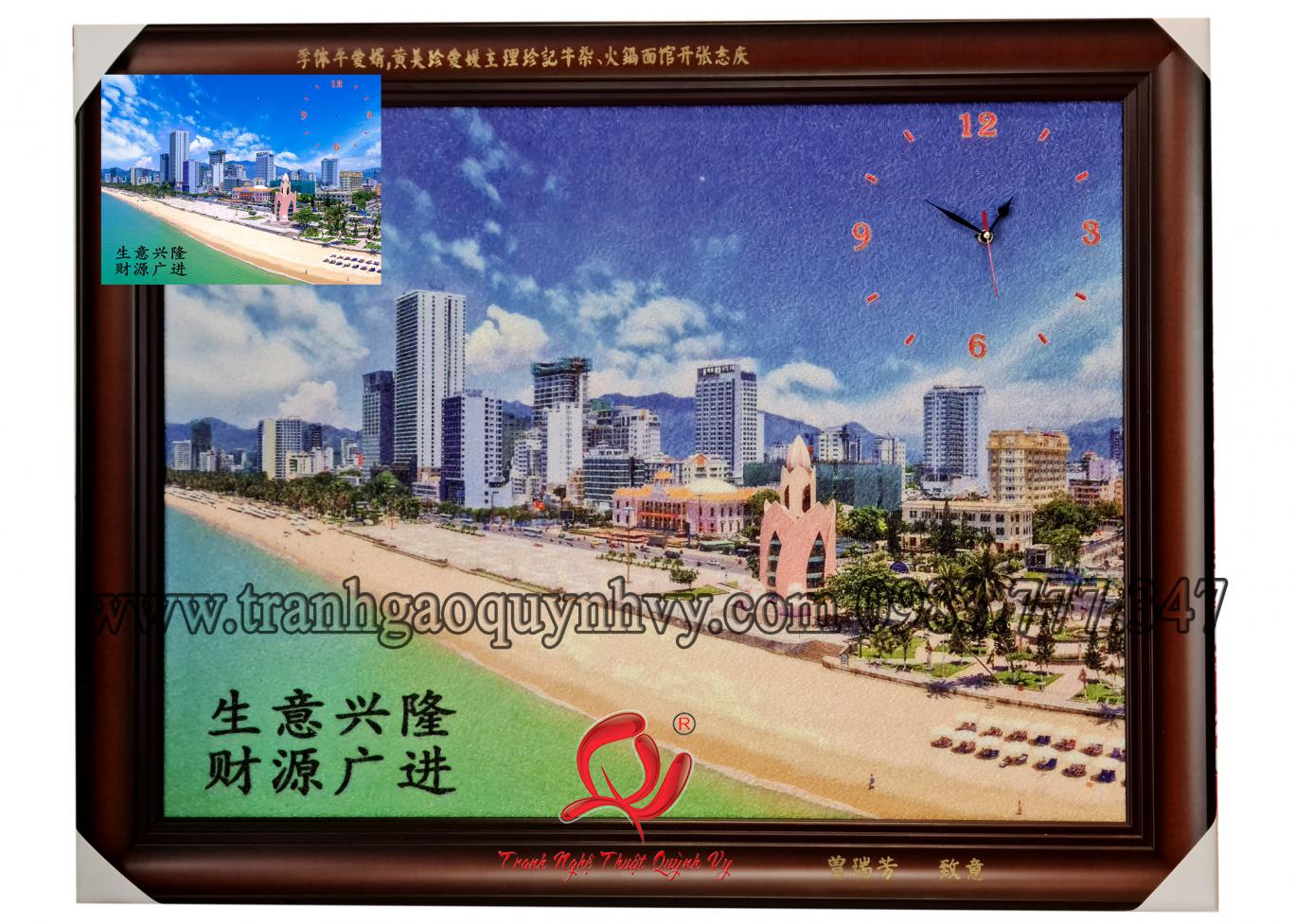 Đồng Hồ - Phong Cảnh Nha Trang 60 x 80