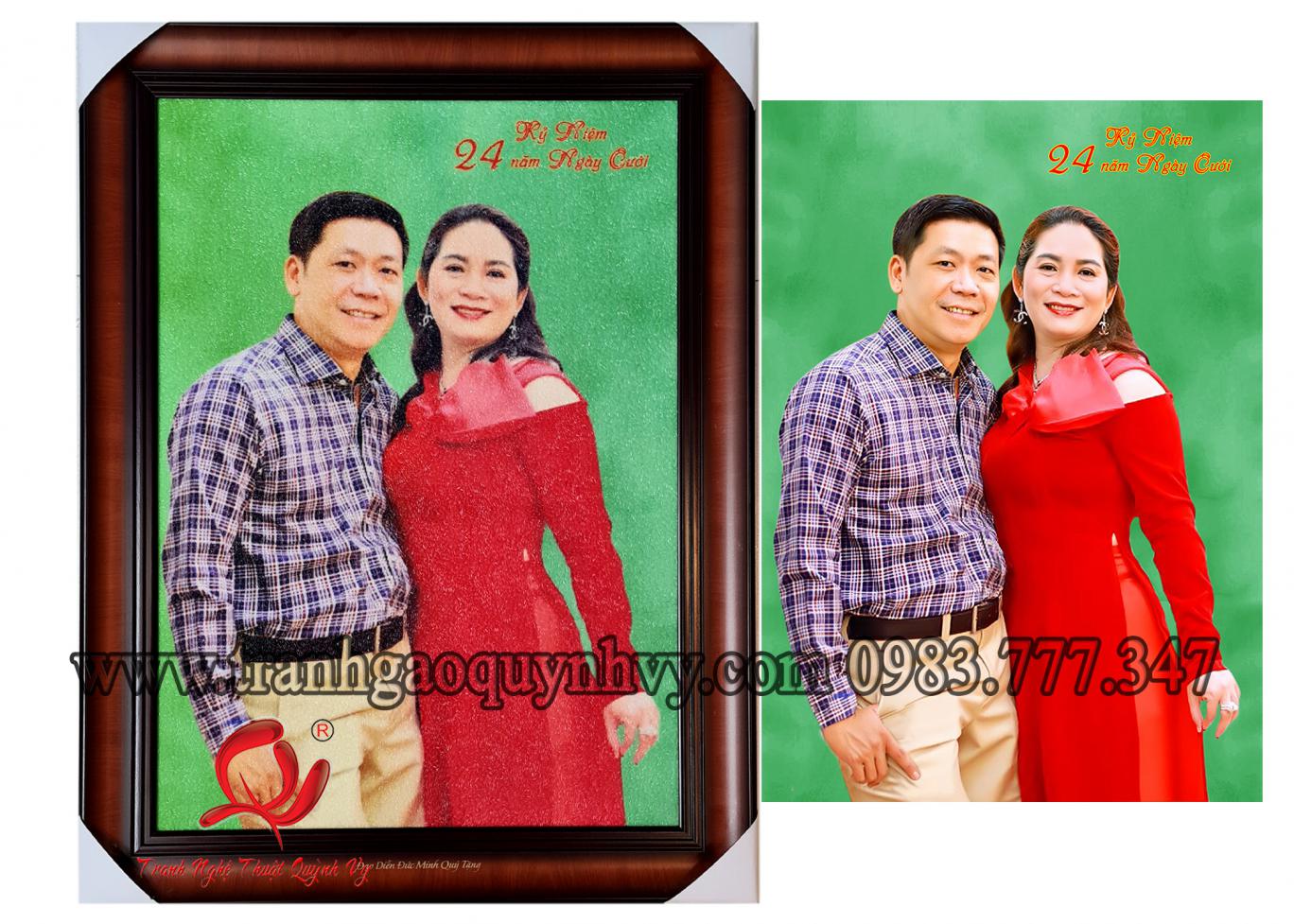 Chân Dung 2 người 50 x 70