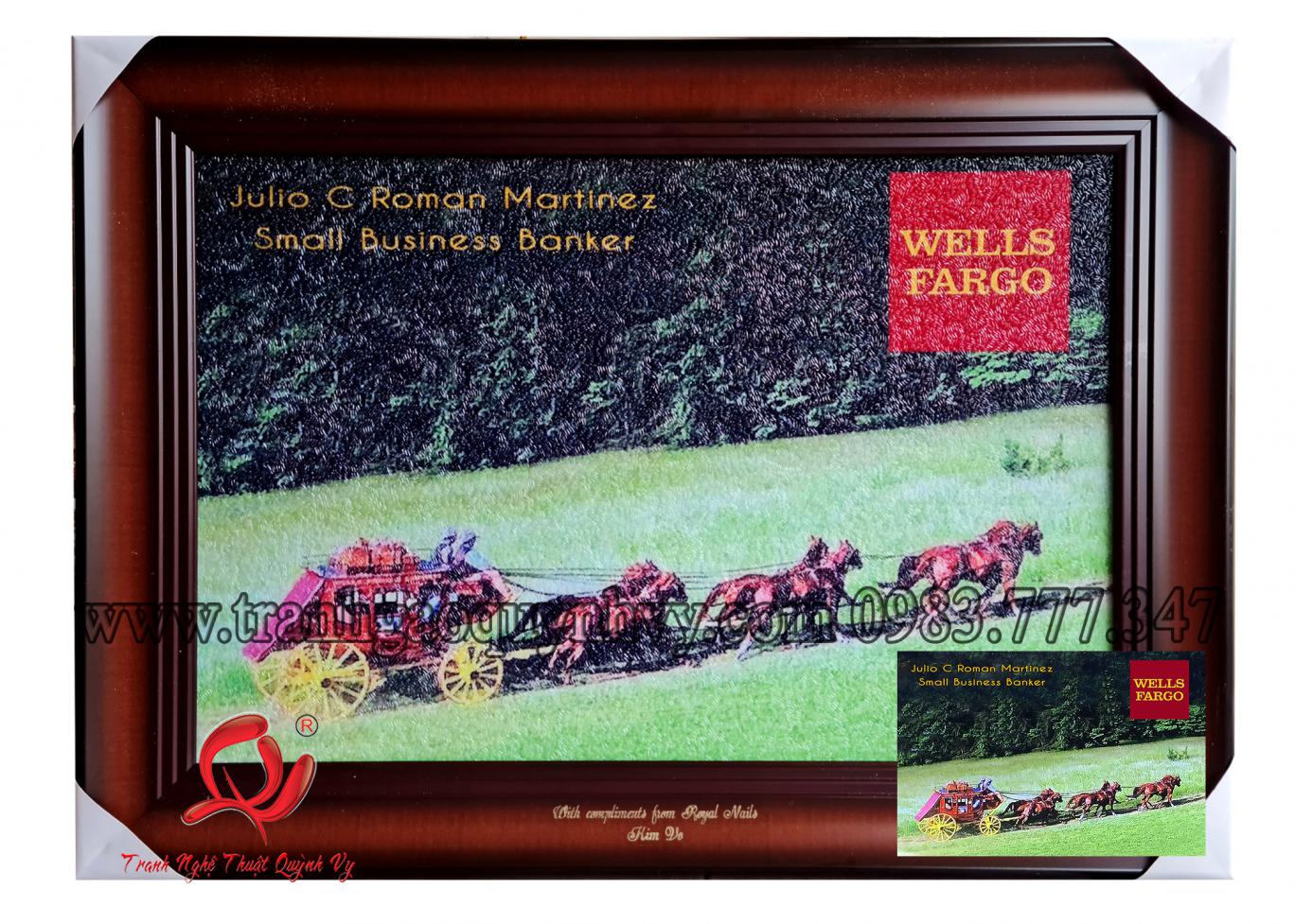 Phong cảnh - Logo Well Fargo - 40 x 60