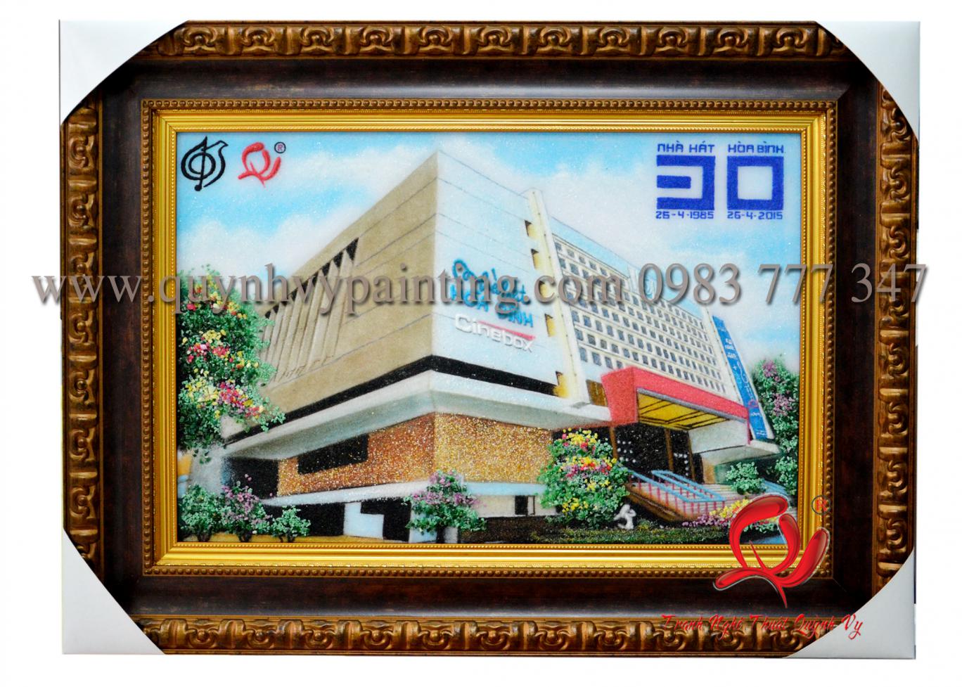 Tranh Hàng Đặt Nhà Hát Hòa Bình