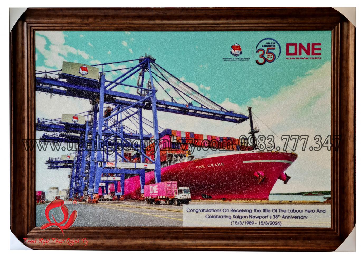 Cảng Biển VN  80 x 120cm