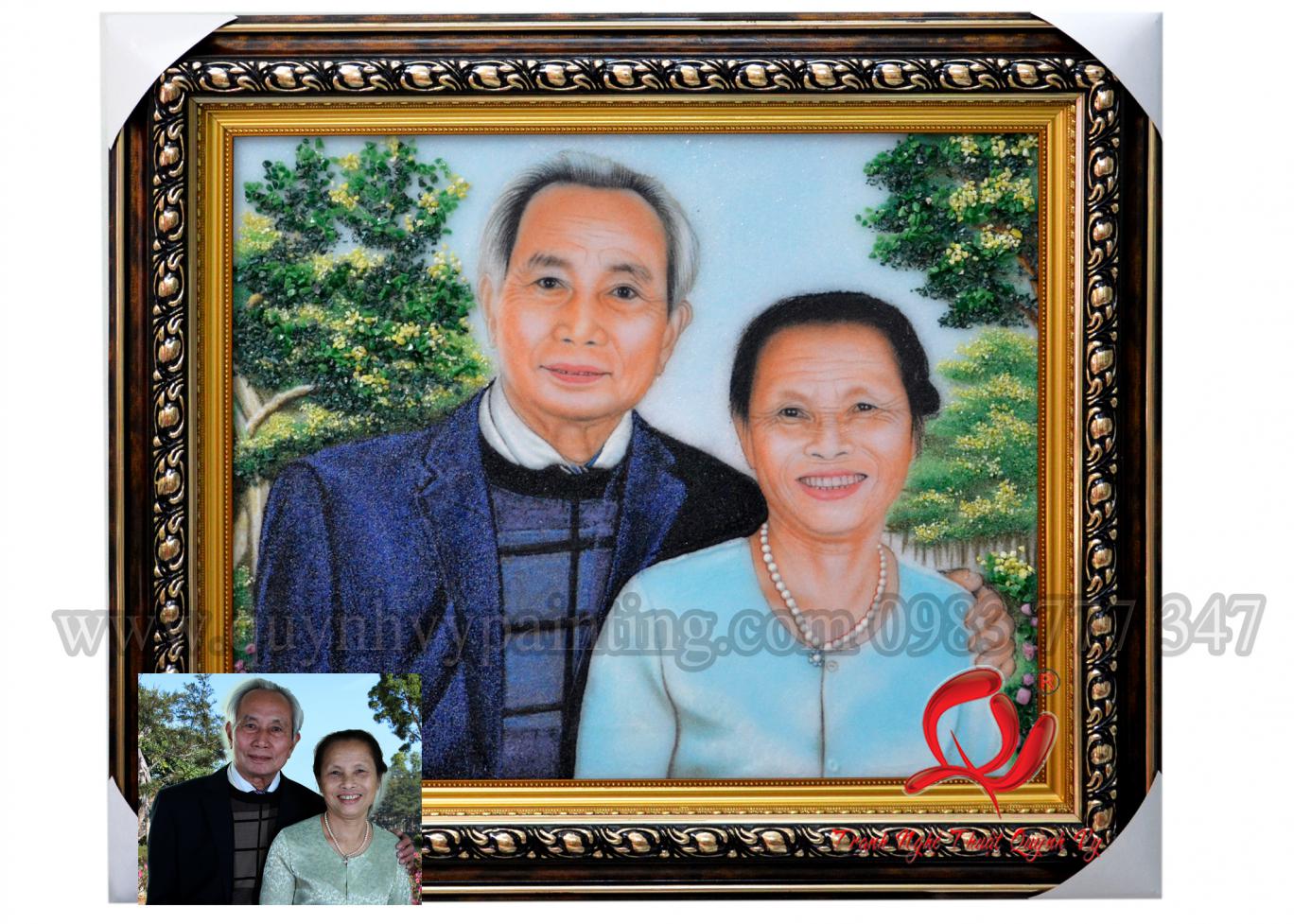 Đá Quý Chân Dung 2 người