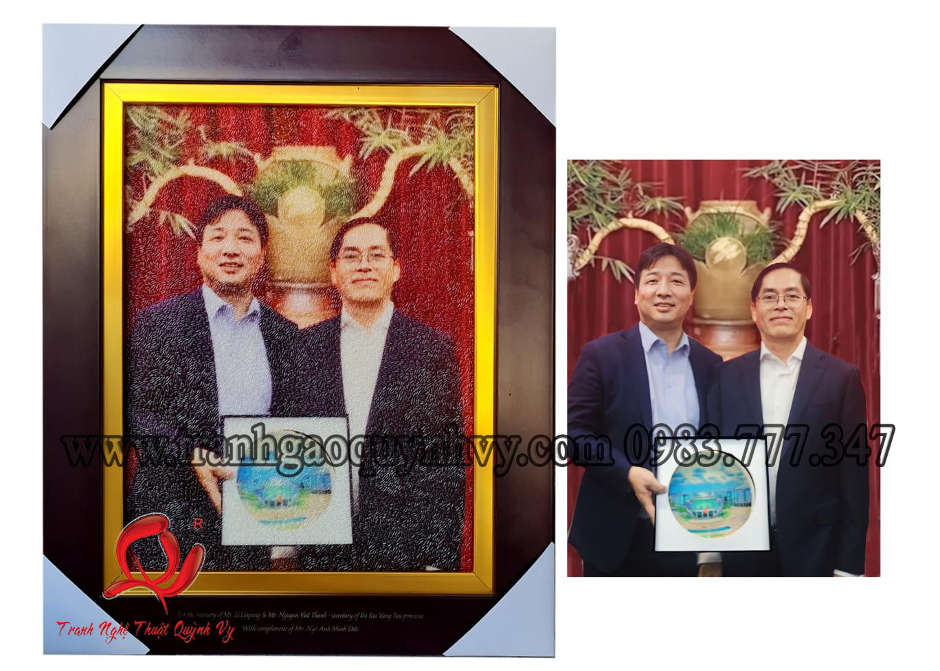 Chân Dung 2 người 30 x 40