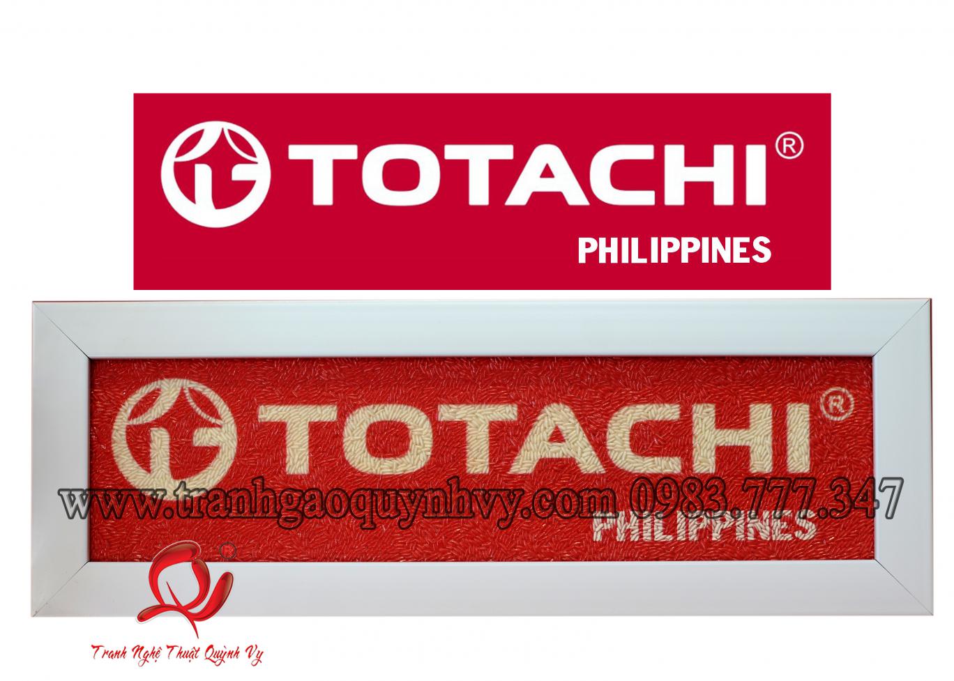 Tranh Gạo Logo TOTACHI 11 x 39