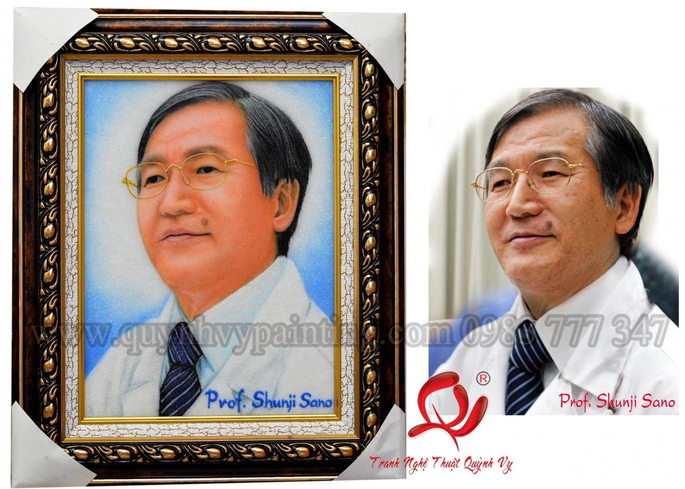 Đá Quý Chân Dung Bác Sỹ Nhật