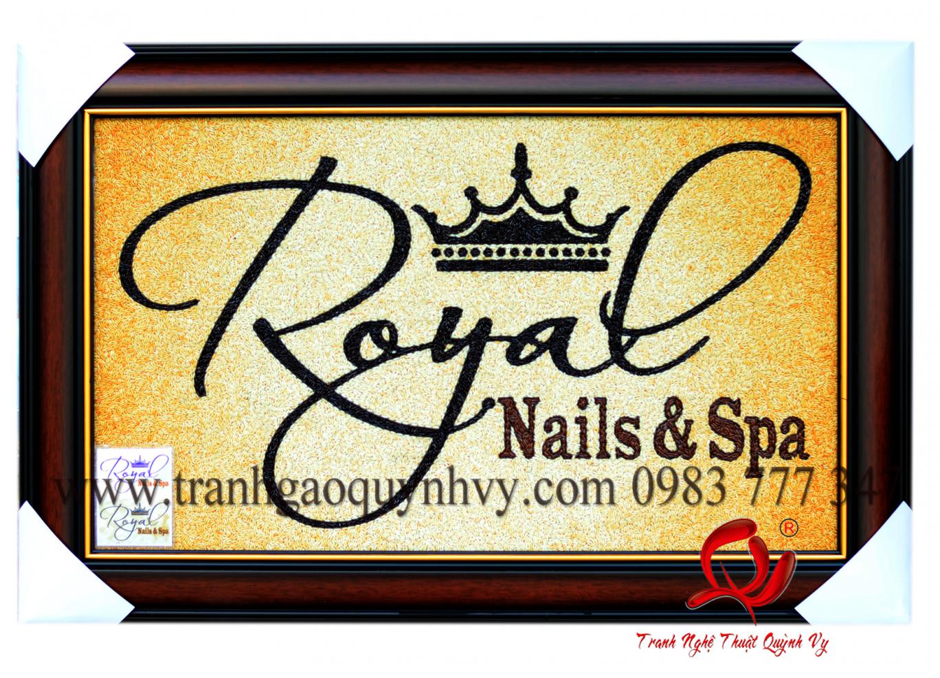 Tranh Gạo Logo Royal