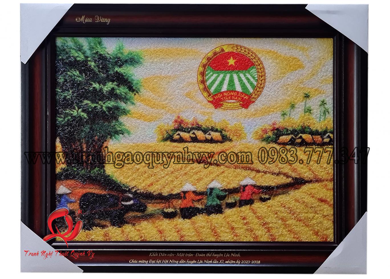 Mùa Vàng - Logo  30 x 40