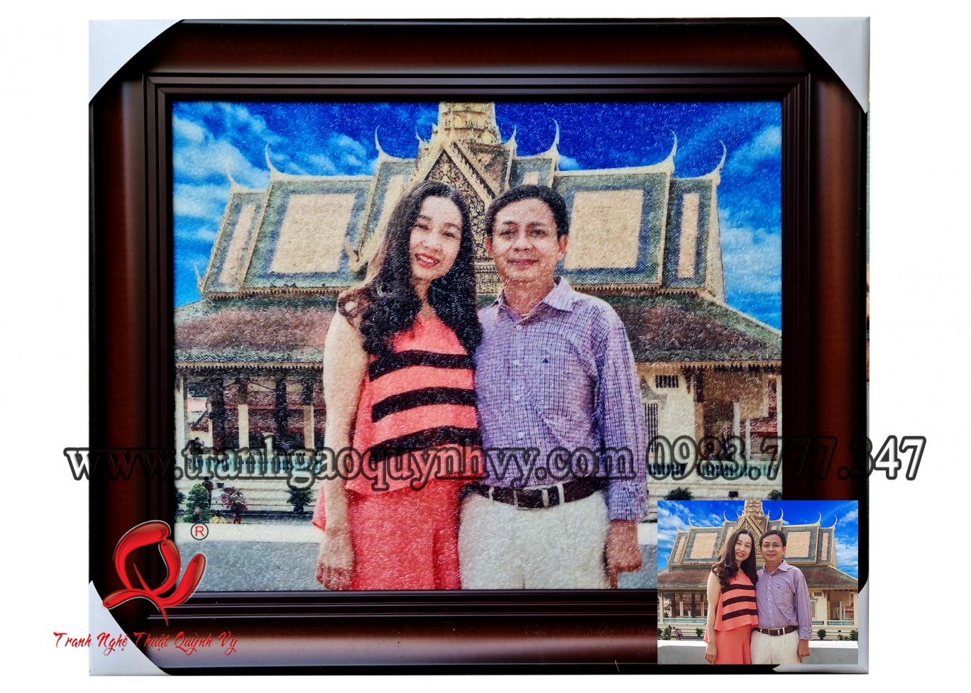 Chân Dung 2 người 45 x 55