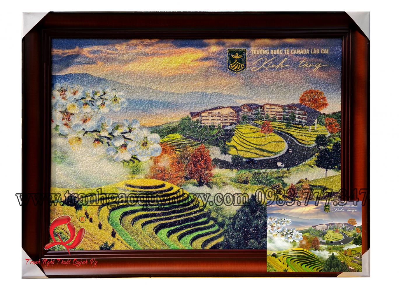 	Tranh Phong Cảnh Lào Cai - Logo 60 x 80