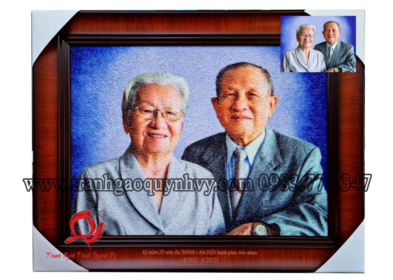 Chân Dung Ông và Bà - 30 x 40