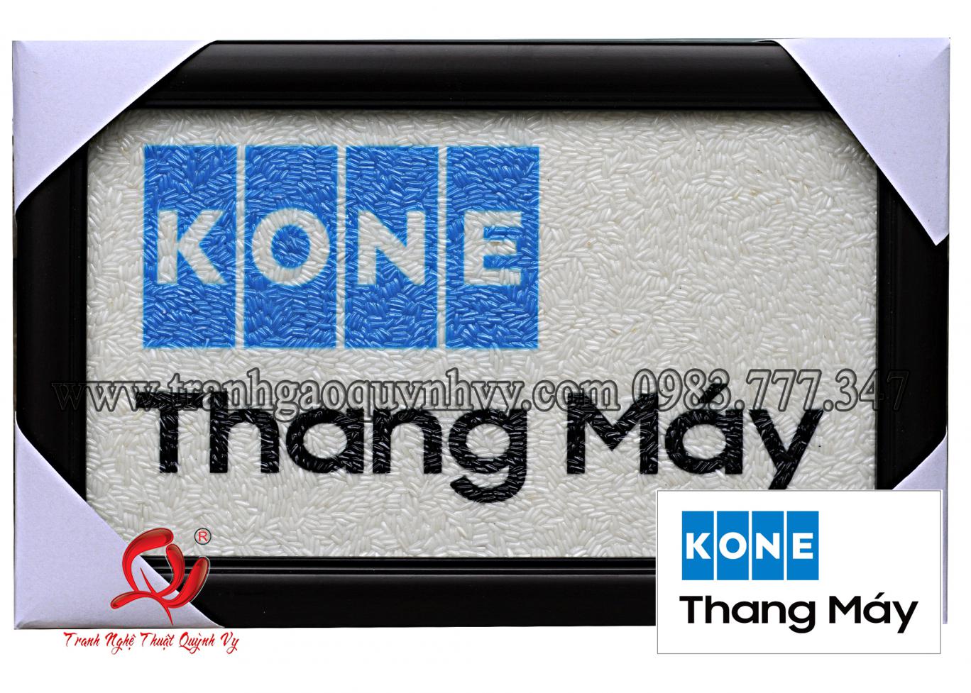 Tranh Gạo Logo Kone 16 x 25