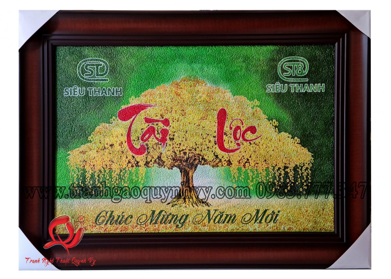 Tranh Tài - Lộc - Logo 40 x 60
