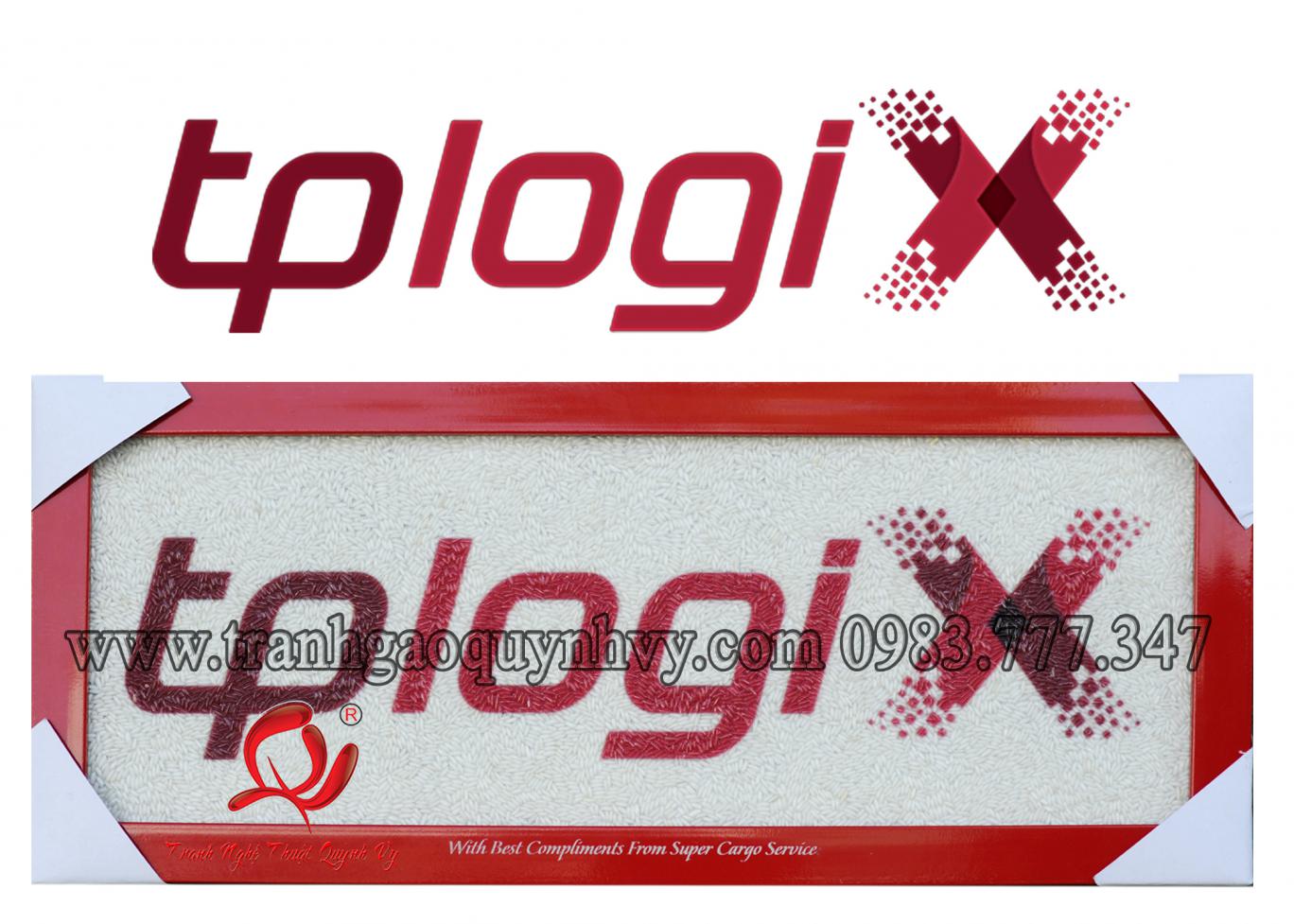 Tranh Gạo Logo - 16 x 44