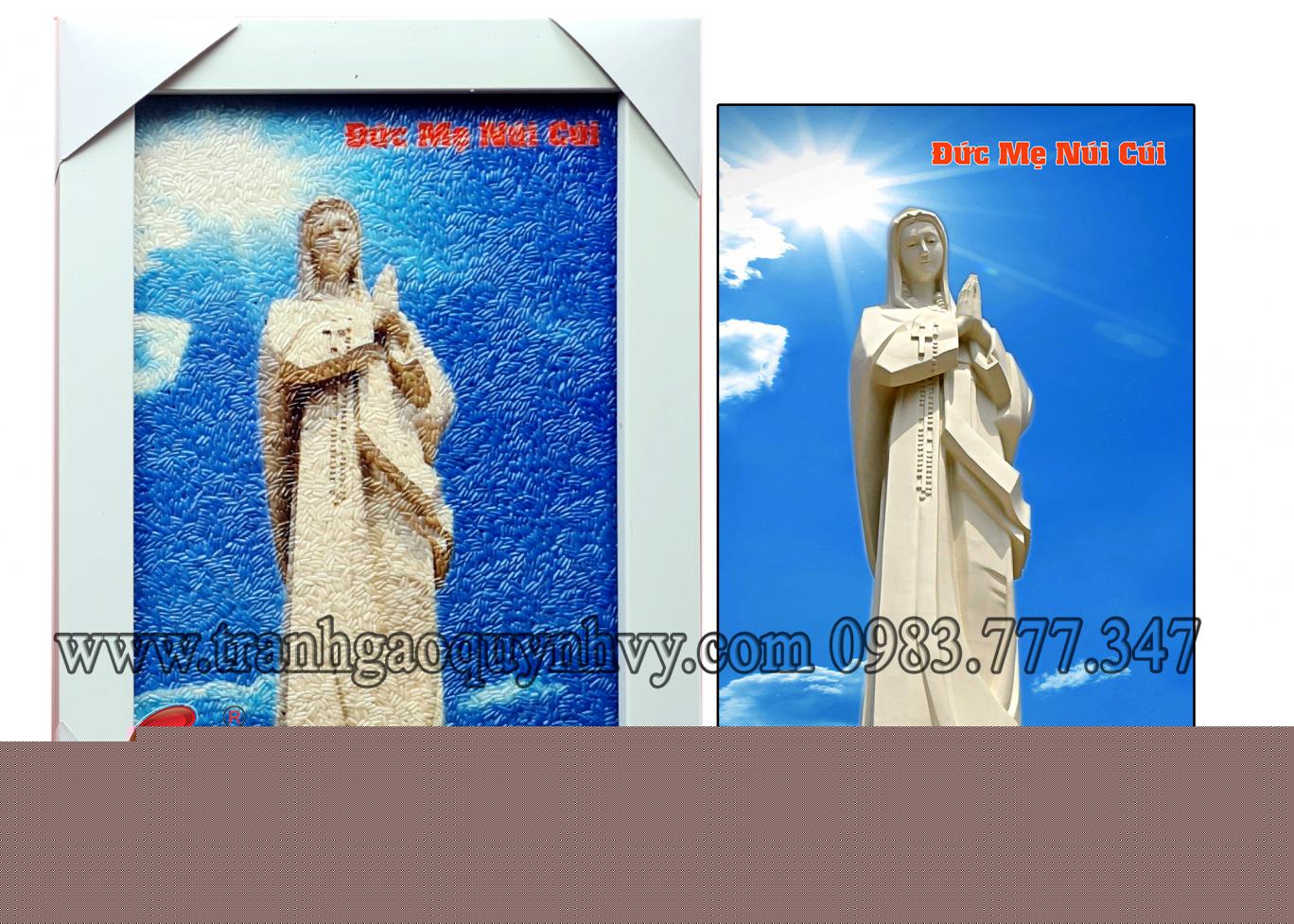 Đức Mẹ Núi Cúi - 20 x 30