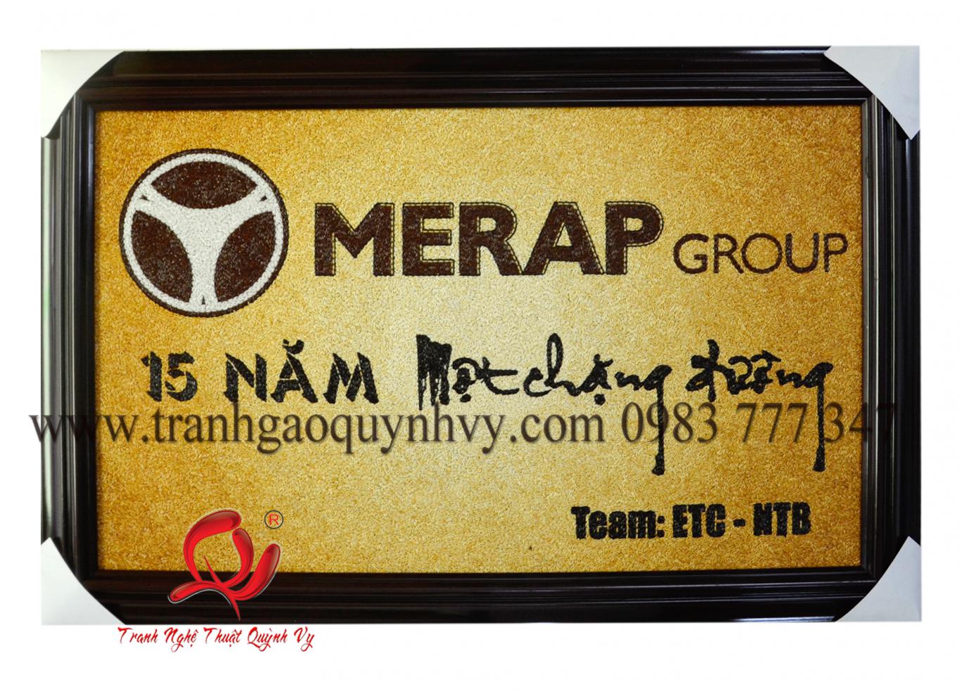 Tranh Gạo Logo - Thư Pháp