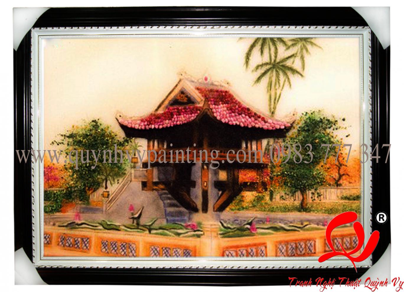 Đá Quý Phong Cảnh Chùa Một Cột - Hà Nội