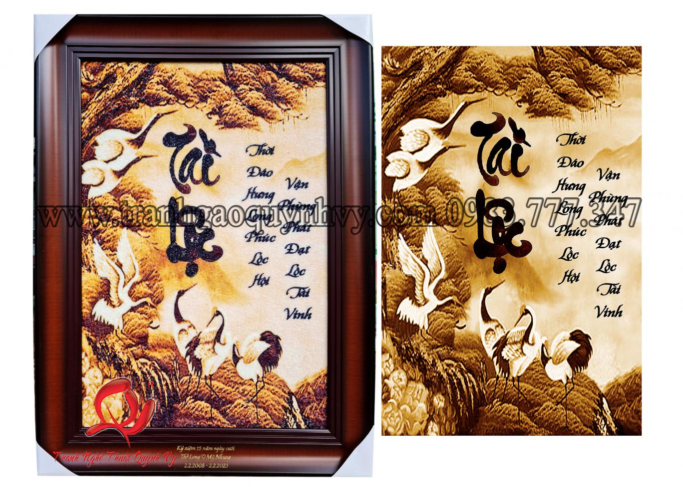 Tài - Lộc 40 x 60