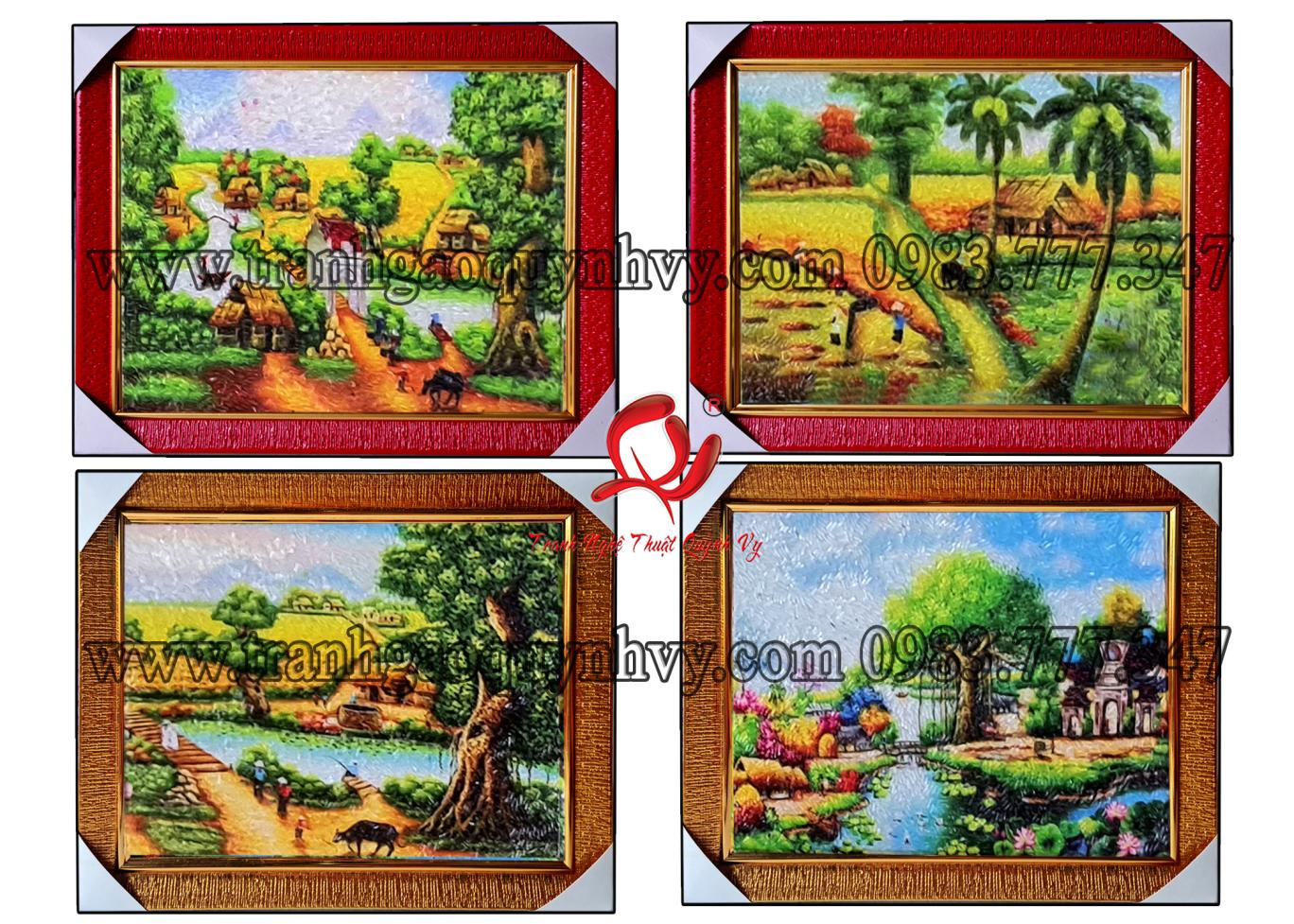Phong Cảnh Đồng Quê 15 x 20