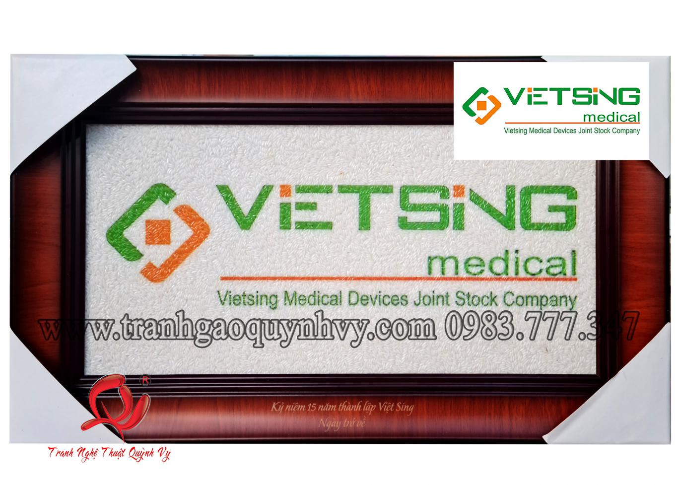 Tranh Logo VietSing - 20 x 40