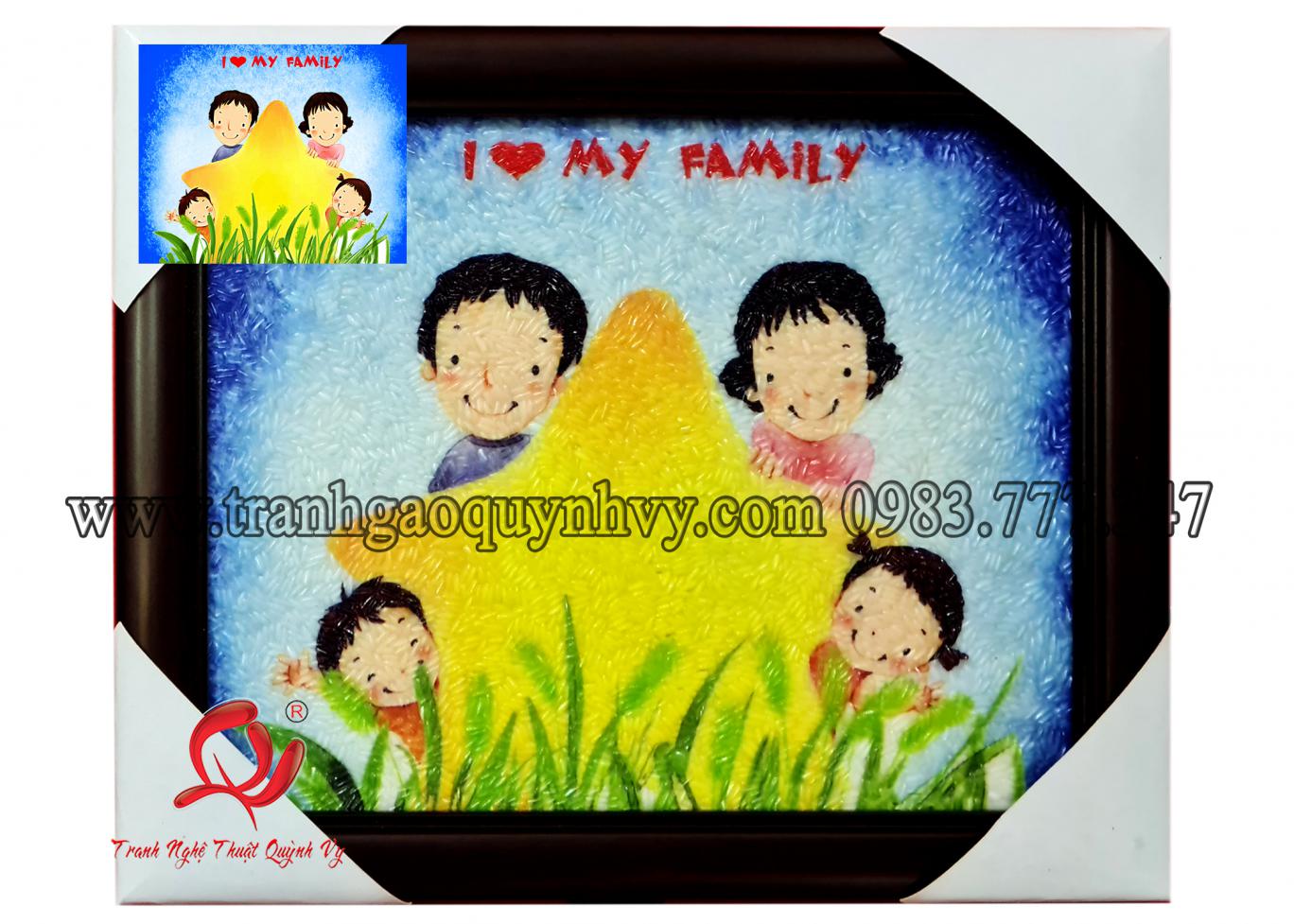 Gia Đình Hạnh Phúc -02- 18 x 22