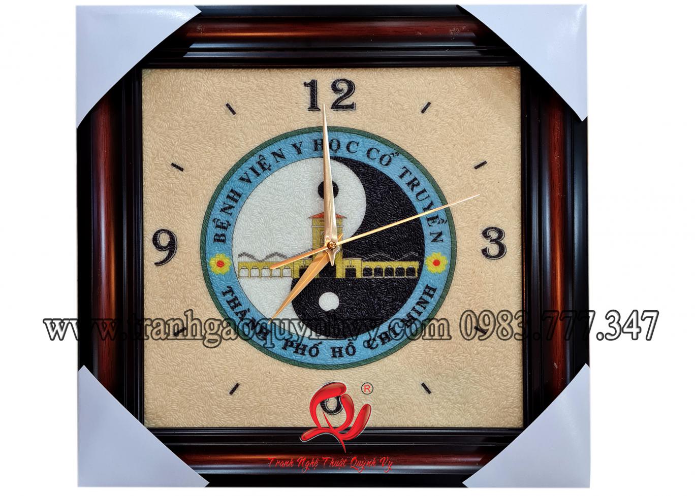 Đồng Hồ Logo Bệnh Viện Y Học Cổ Truyền 30 x 30
