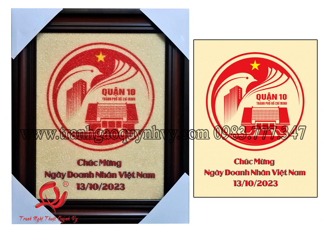 Logo Biểu Trưng Quận  10 - Hội Doanh Nhân - 26 x 33
