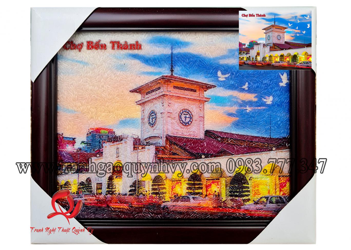 Chợ Bến Thành - 18 x 22
